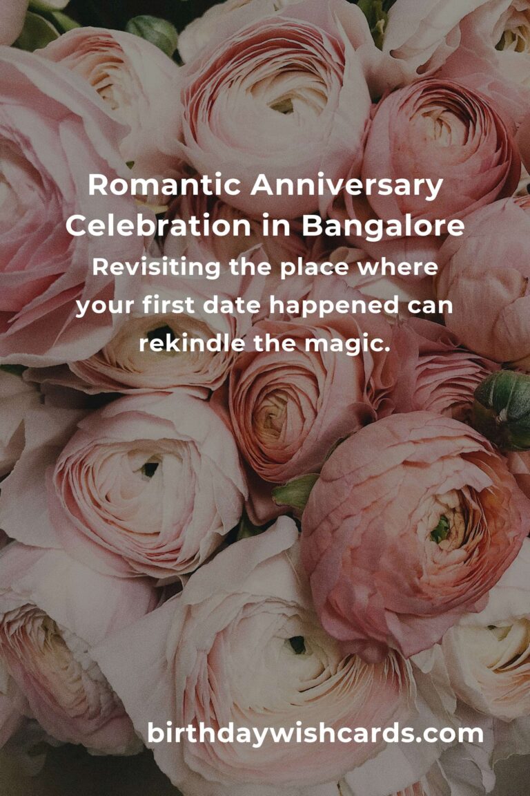 Celebrating Love: 44 Romantic Anniversary Ideas for Couples in Bangalore