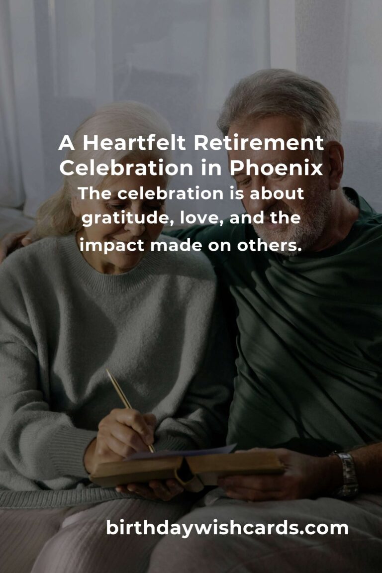 Celebrating Love: A Heartfelt Guide to Planning a Memorable Retirement Anniversary in Phoenix