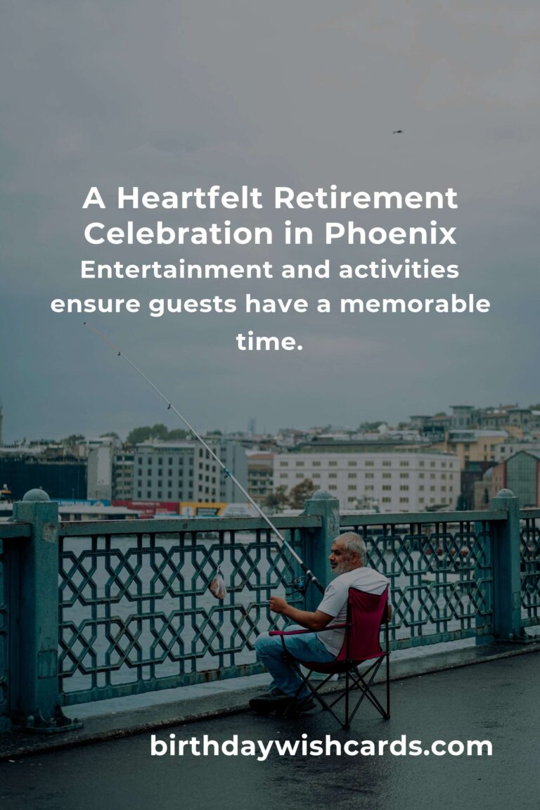 Celebrating Love: A Heartfelt Guide to Planning a Memorable Retirement Anniversary in Phoenix