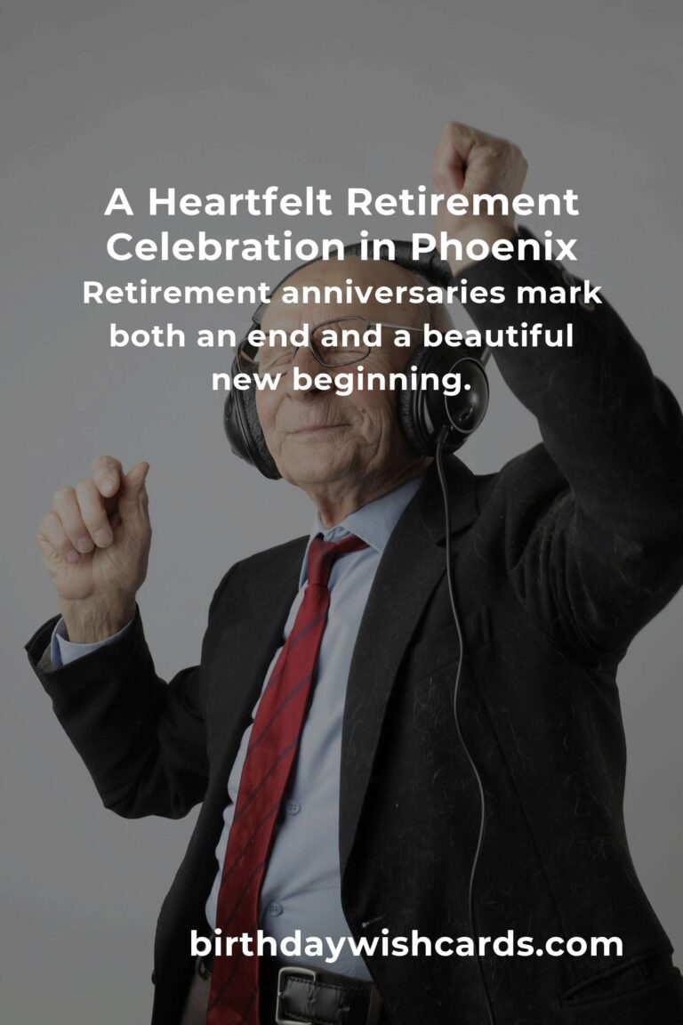 Celebrating Love: A Heartfelt Guide to Planning a Memorable Retirement Anniversary in Phoenix