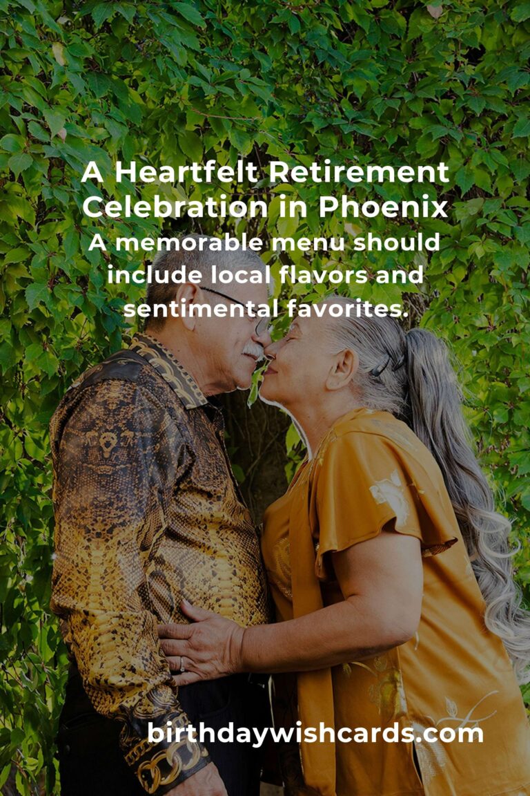 Celebrating Love: A Heartfelt Guide to Planning a Memorable Retirement Anniversary in Phoenix