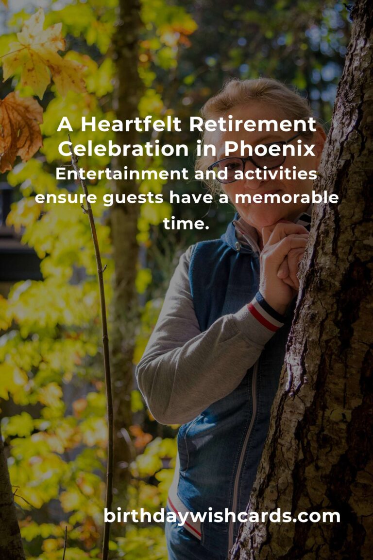 Celebrating Love: A Heartfelt Guide to Planning a Memorable Retirement Anniversary in Phoenix