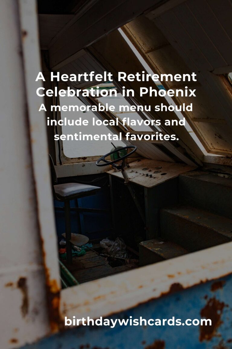 Celebrating Love: A Heartfelt Guide to Planning a Memorable Retirement Anniversary in Phoenix