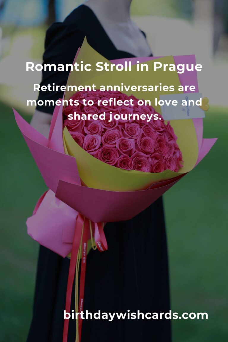 Celebrating Love: Your Ultimate Guide to a Memorable Retirement Anniversary in Prague