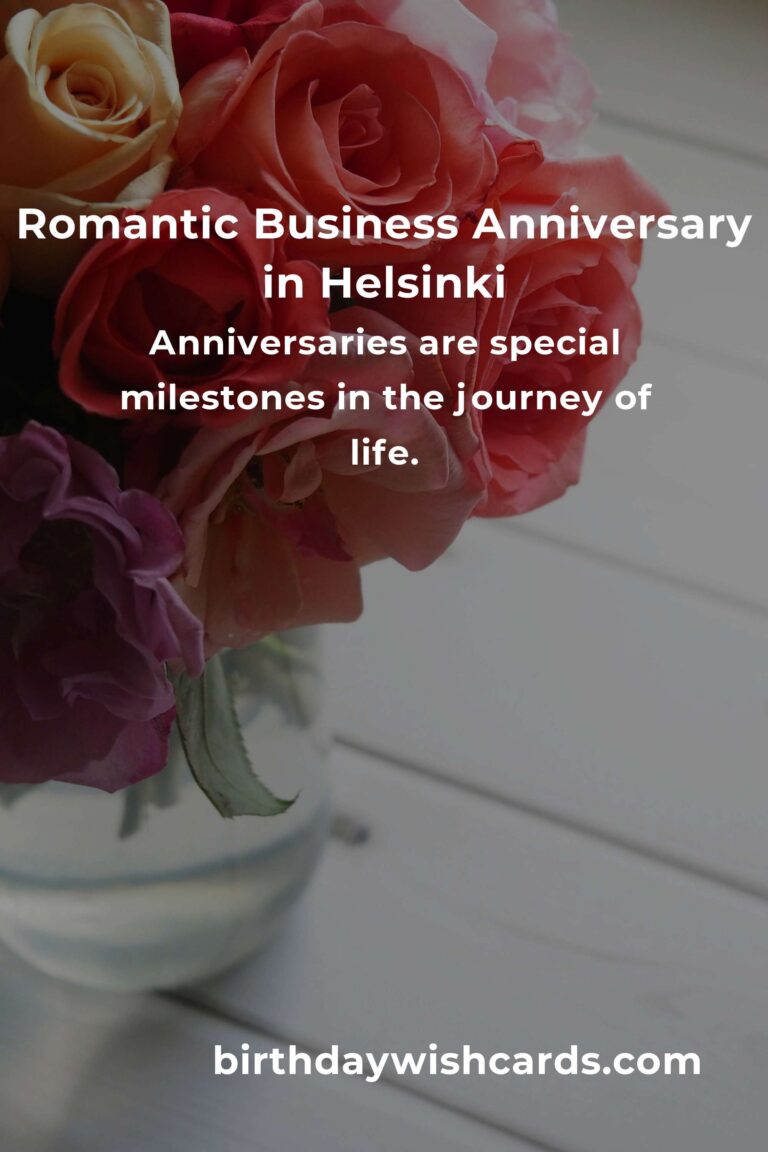 Celebrating Love and Success: 44 Business Anniversary Ideas for Couples in Helsinki