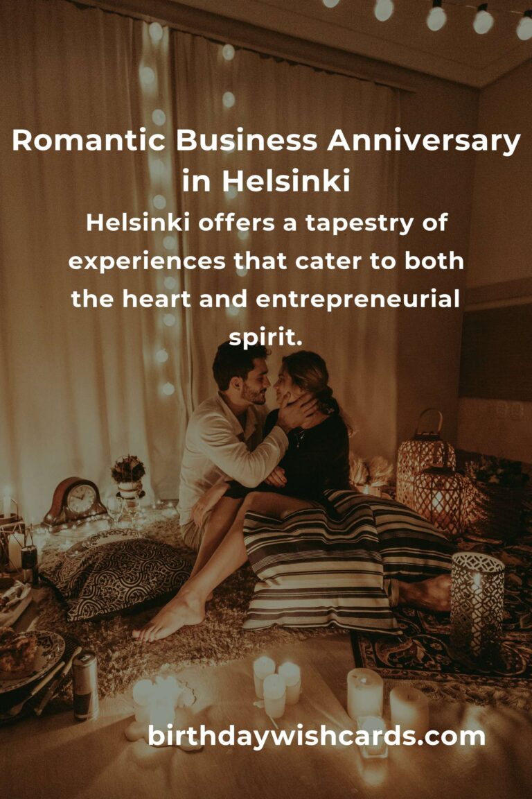 Celebrating Love and Success: 44 Business Anniversary Ideas for Couples in Helsinki
