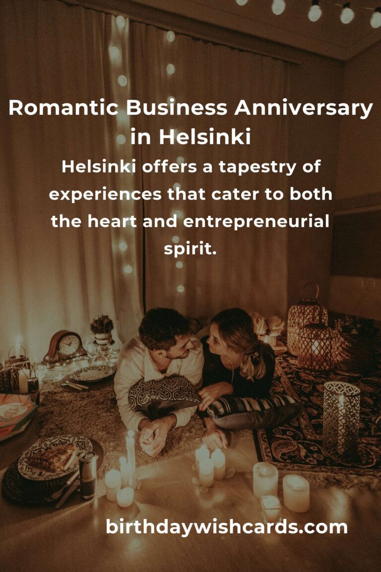 Celebrating Love and Success: 44 Business Anniversary Ideas for Couples in Helsinki