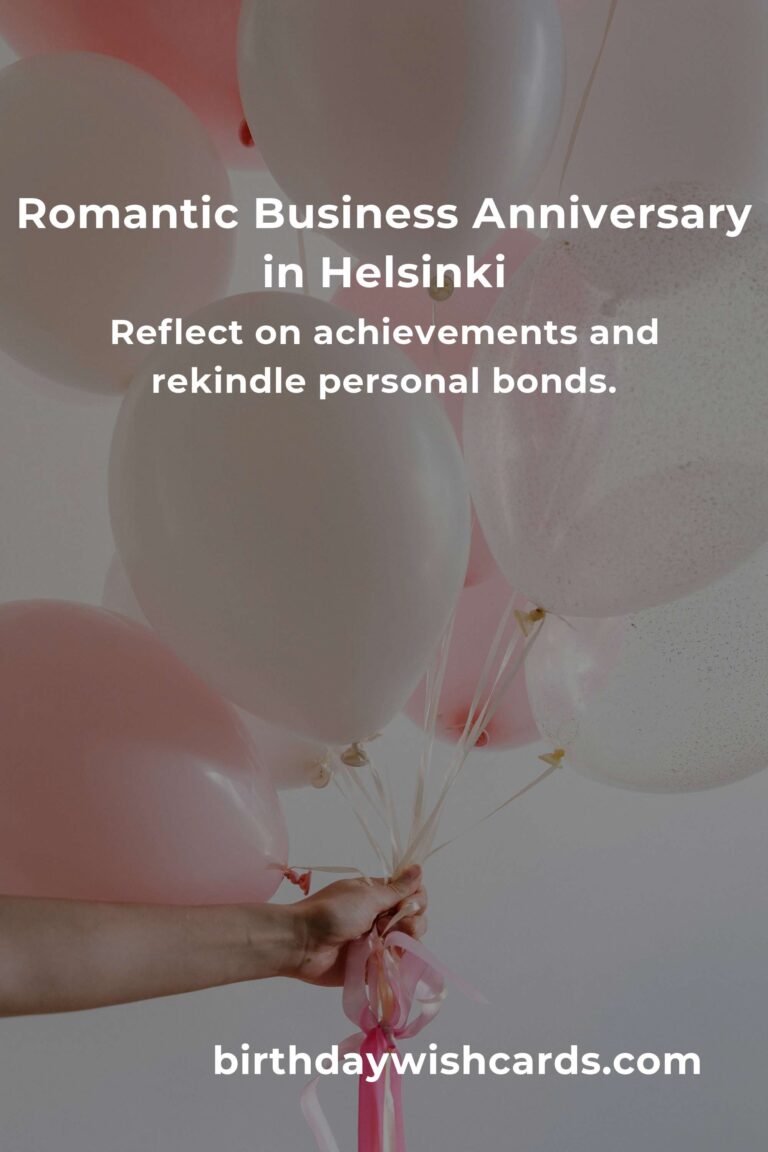 Celebrating Love and Success: 44 Business Anniversary Ideas for Couples in Helsinki