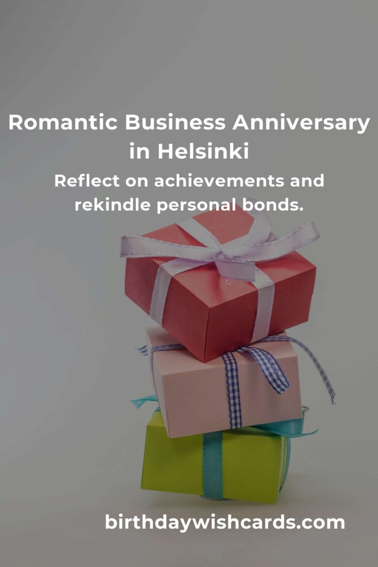 Celebrating Love and Success: 44 Business Anniversary Ideas for Couples in Helsinki