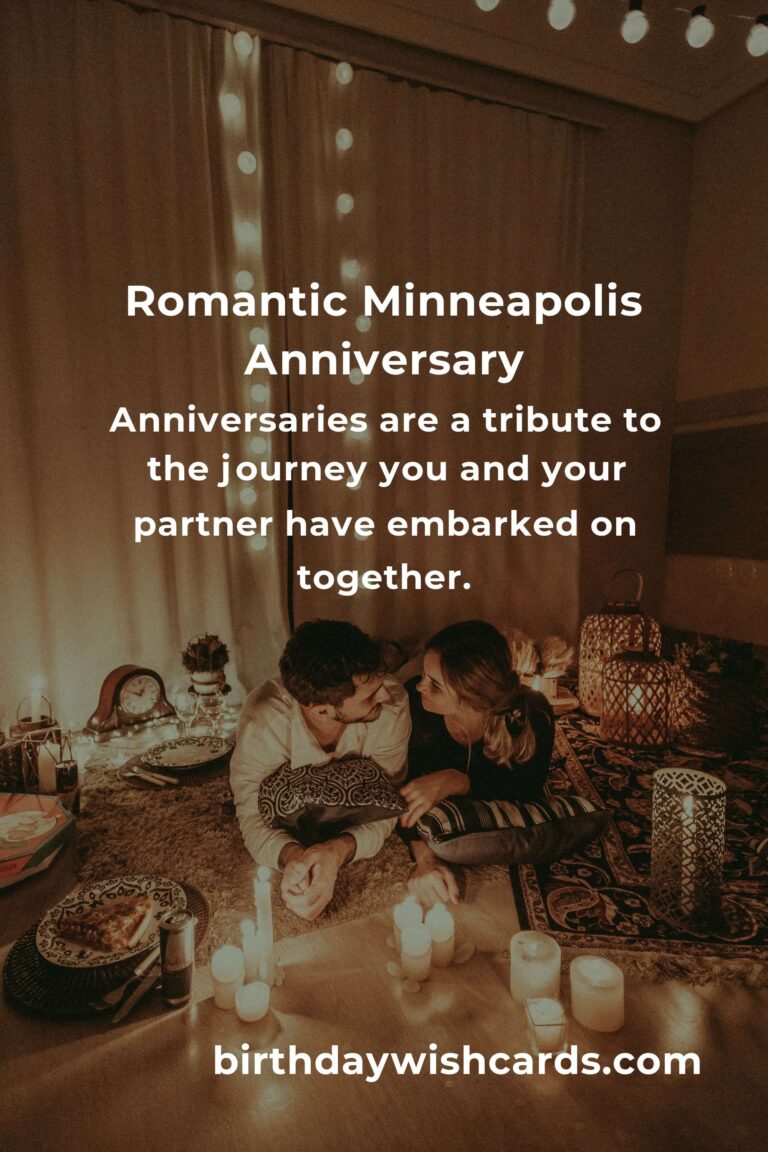 Celebrating Love in Minneapolis: Heartfelt Relationship Anniversary Ideas