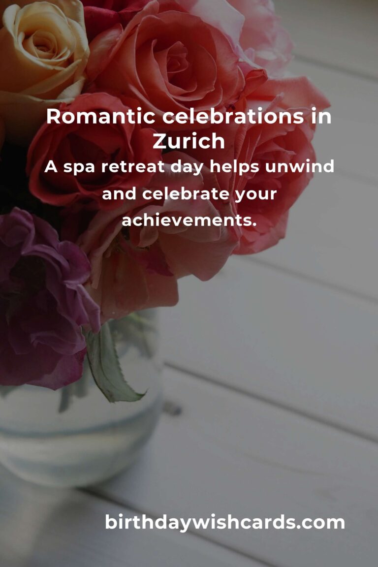 Celebrating Milestones: 41 Heartfelt Company Anniversary Ideas for Couples in Zurich