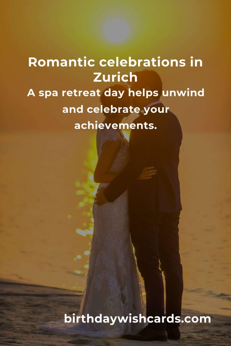 Celebrating Milestones: 41 Heartfelt Company Anniversary Ideas for Couples in Zurich