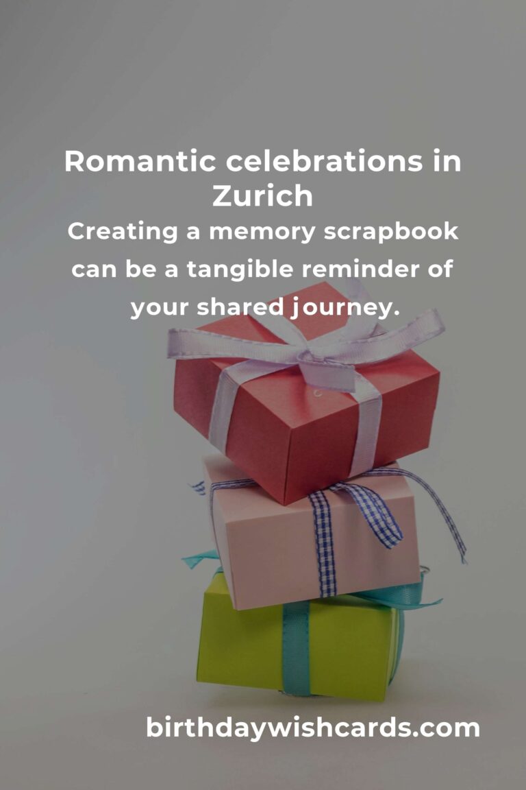 Celebrating Milestones: 41 Heartfelt Company Anniversary Ideas for Couples in Zurich