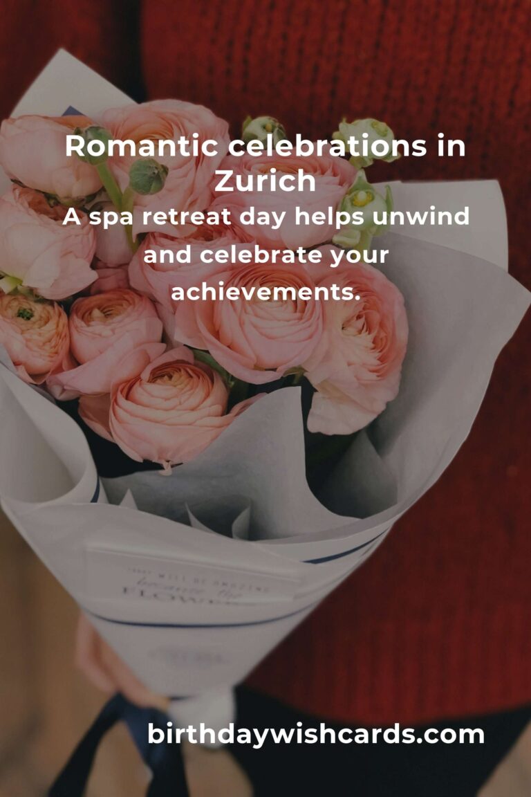 Celebrating Milestones: 41 Heartfelt Company Anniversary Ideas for Couples in Zurich