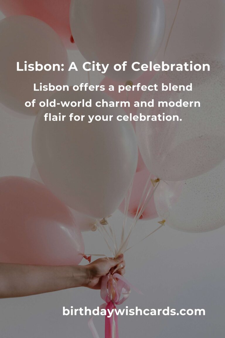Celebrating Milestones: A Heartfelt Guide to Planning Your Business Anniversary in Lisbon