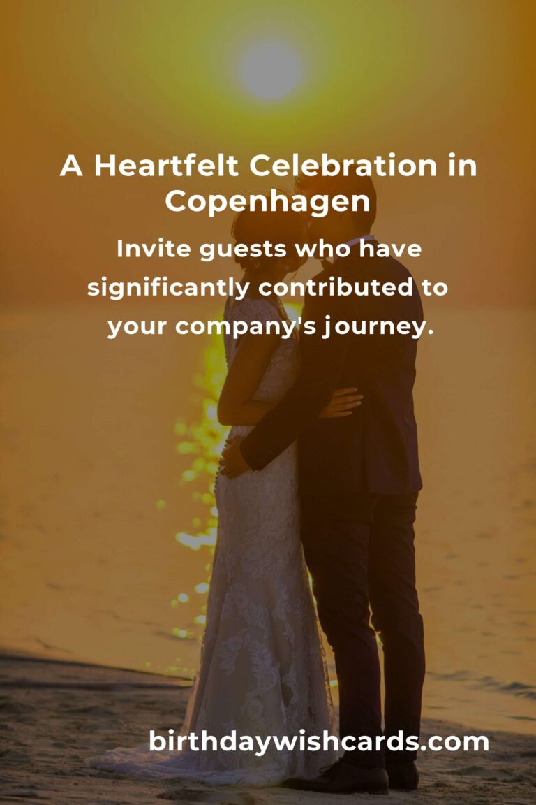Celebrating Milestones: A Heartfelt Guide to Planning Your Company Anniversary in Copenhagen