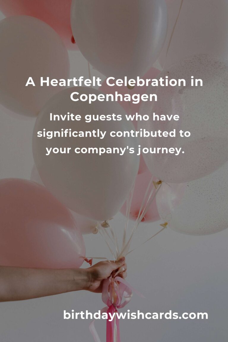 Celebrating Milestones: A Heartfelt Guide to Planning Your Company Anniversary in Copenhagen