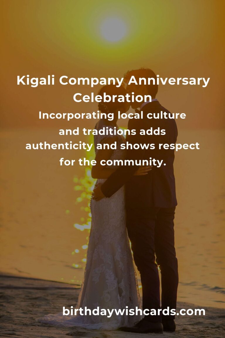 Celebrating Milestones: A Heartfelt Guide to Planning Your Company Anniversary in Kigali