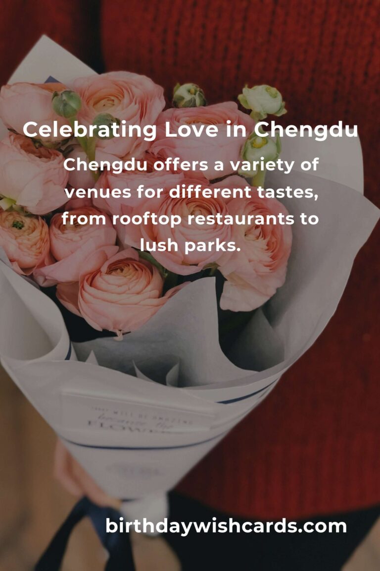 Celebrating Milestones: An Emotional Guide to Planning Your Anniversary in Chengdu