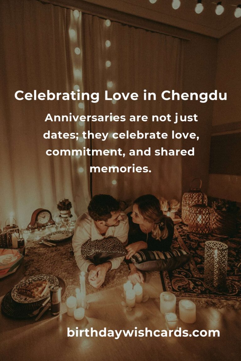 Celebrating Milestones: An Emotional Guide to Planning Your Anniversary in Chengdu