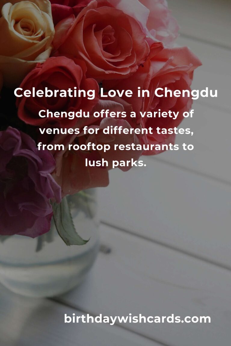 Celebrating Milestones: An Emotional Guide to Planning Your Anniversary in Chengdu