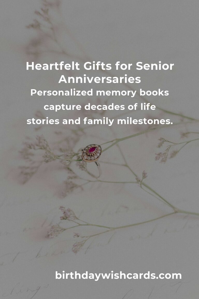 Celebrating Milestones: Heartfelt Moving Anniversary Gifts for Seniors