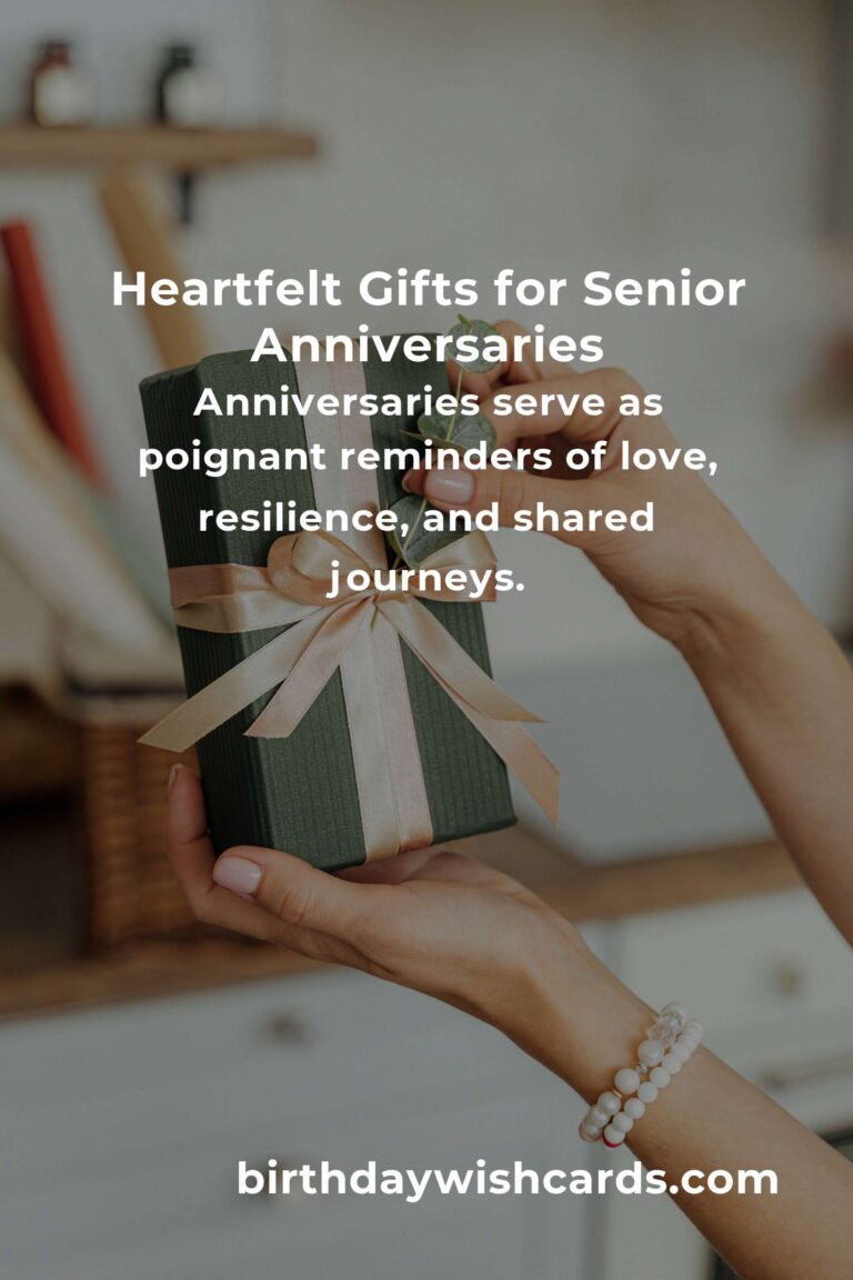 Celebrating Milestones: Heartfelt Moving Anniversary Gifts for Seniors