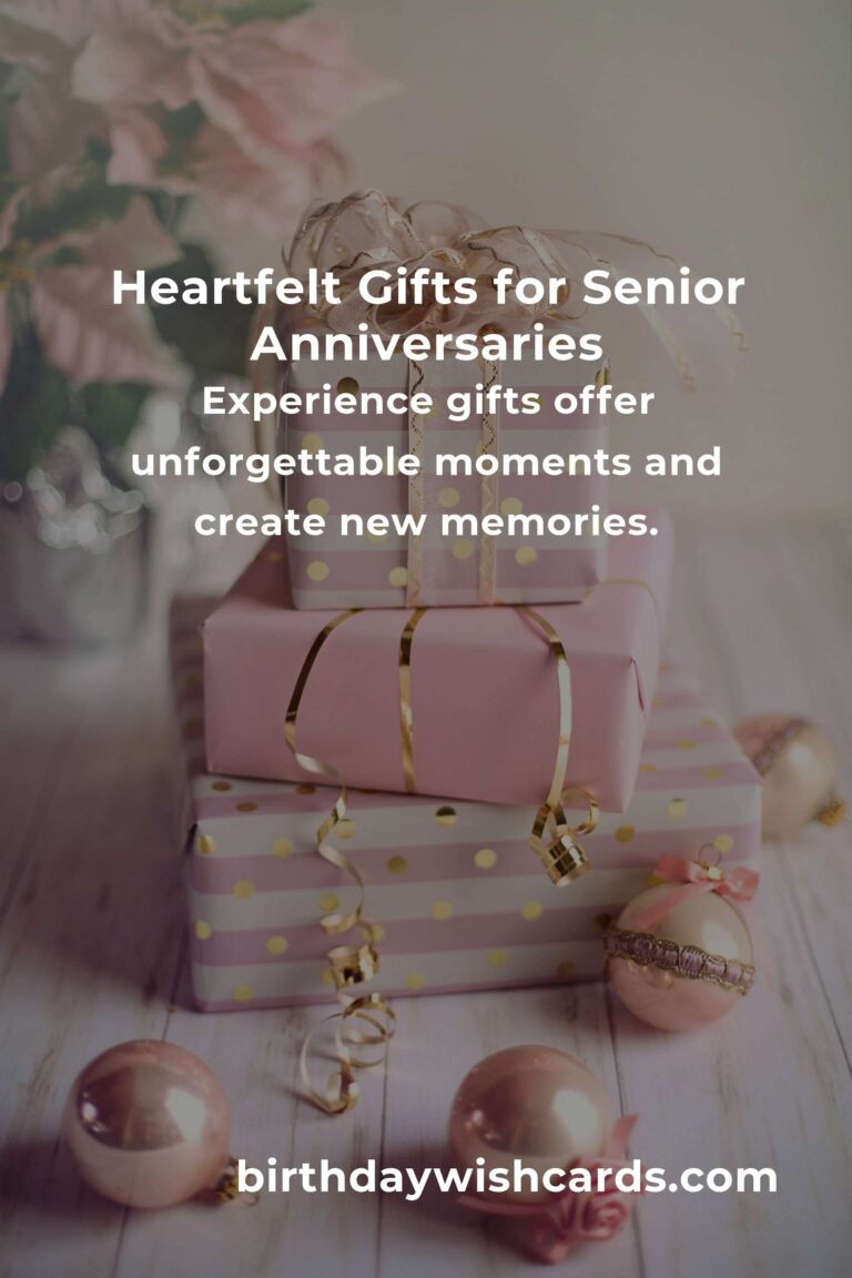 Celebrating Milestones: Heartfelt Moving Anniversary Gifts for Seniors