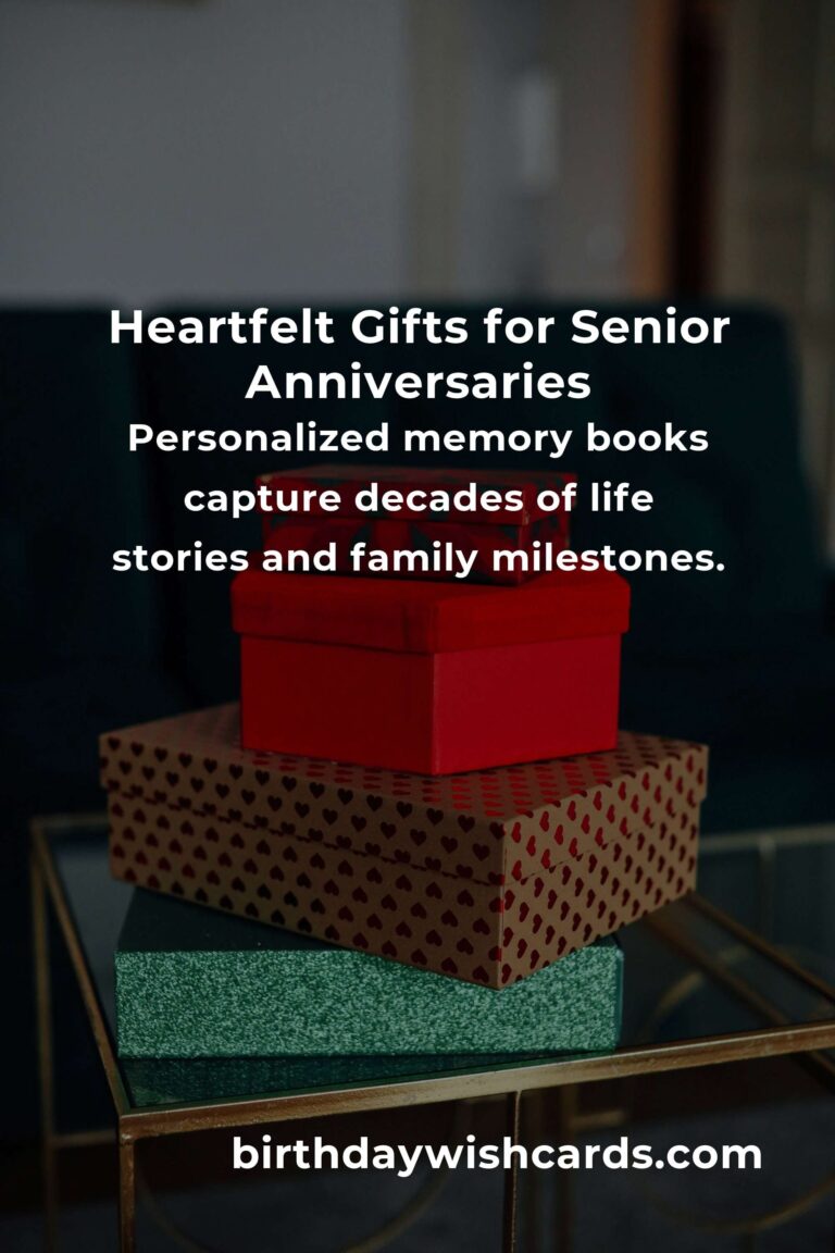 Celebrating Milestones: Heartfelt Moving Anniversary Gifts for Seniors
