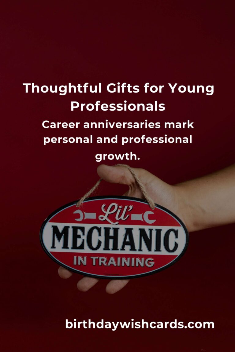 Celebrating Milestones: Perfect Career Anniversary Gifts for Young Adults
