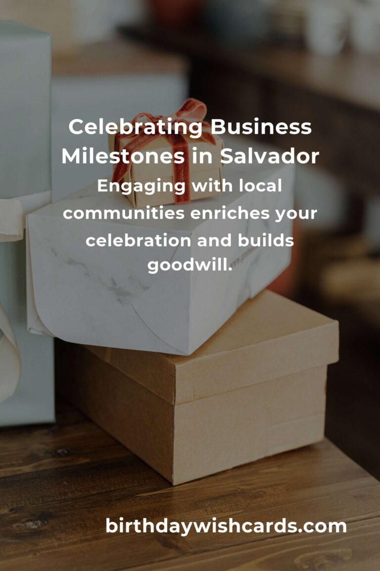 Celebrating Milestones: The Emotional Journey of Business Anniversary Planning in Salvador
