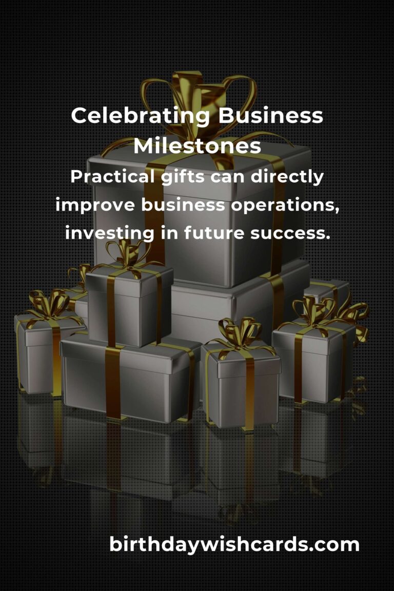 Celebrating Milestones: Unique Business Anniversary Gifts for First-Time Buyers