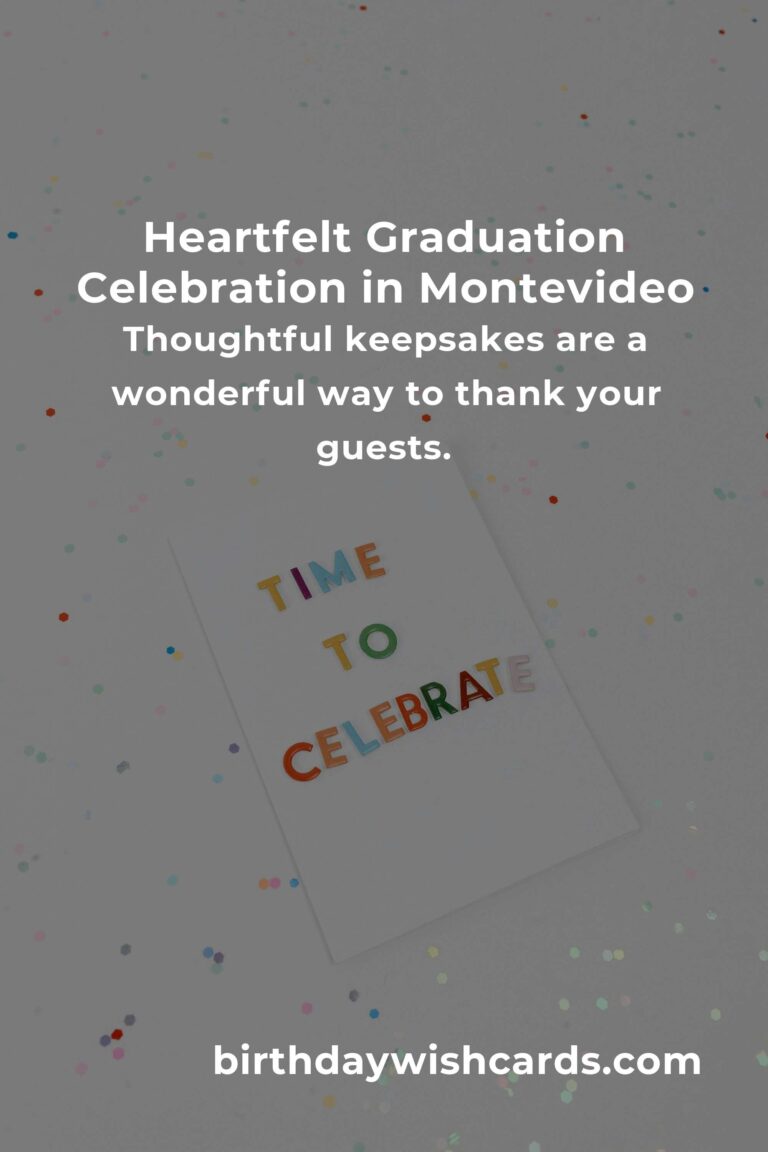 Celebrating Milestones: Your Heartfelt Guide to Graduation Anniversaries in Montevideo
