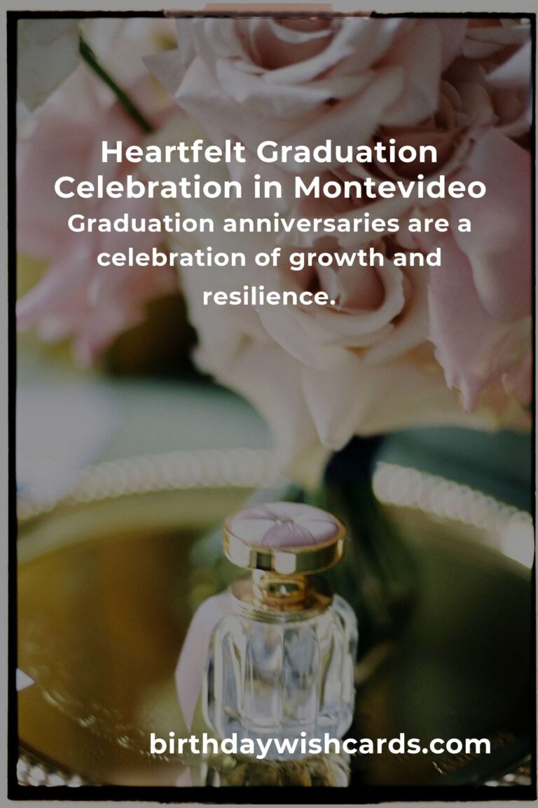 Celebrating Milestones: Your Heartfelt Guide to Graduation Anniversaries in Montevideo