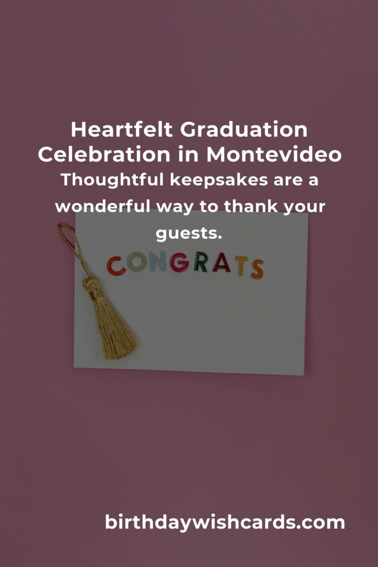 Celebrating Milestones: Your Heartfelt Guide to Graduation Anniversaries in Montevideo