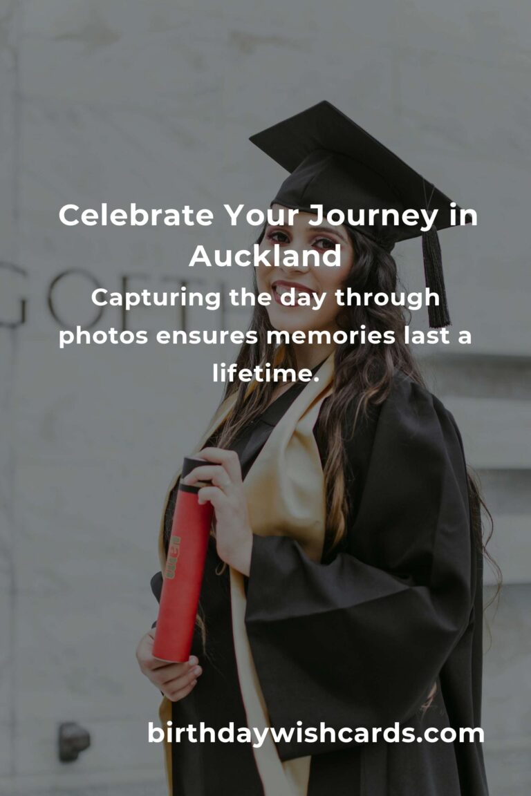 Celebrating Milestones: Your Heartfelt Guide to Planning a Graduation Anniversary in Auckland