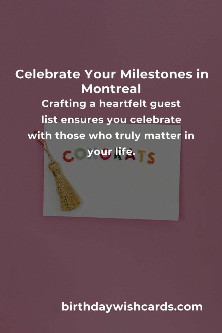 Celebrating Milestones: Your Ultimate Graduation Anniversary Planning Guide in Montreal
