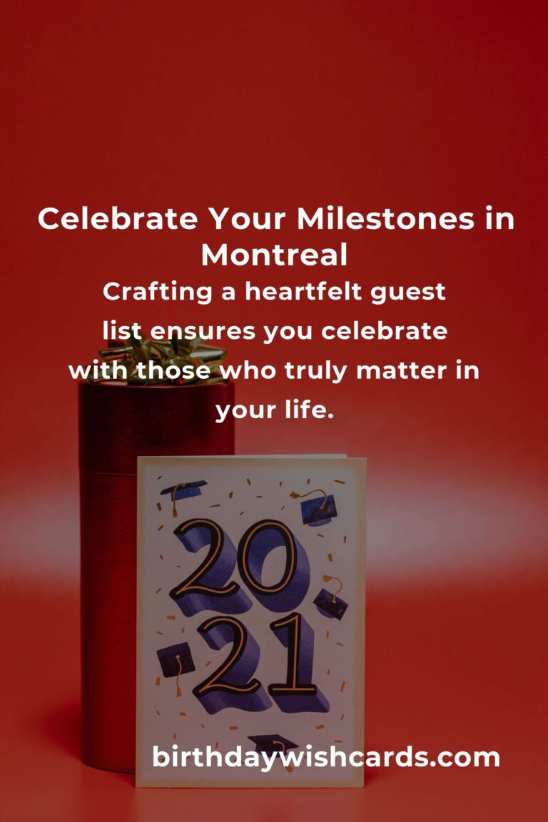 Celebrating Milestones: Your Ultimate Graduation Anniversary Planning Guide in Montreal