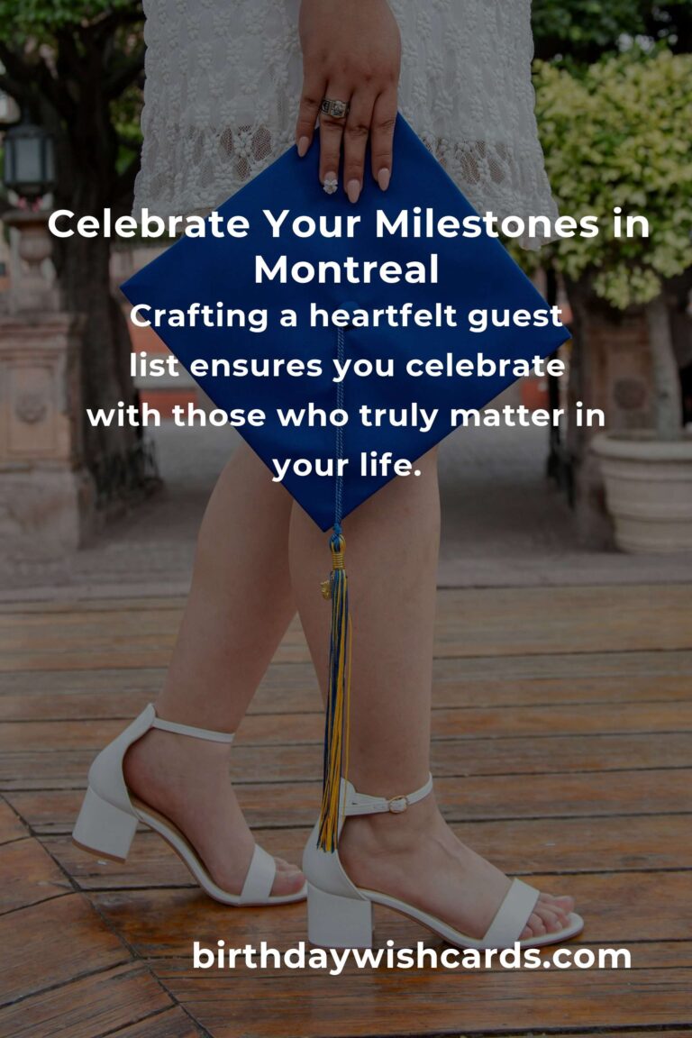 Celebrating Milestones: Your Ultimate Graduation Anniversary Planning Guide in Montreal