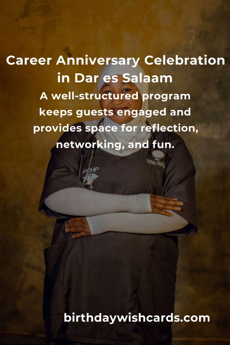 Celebrating Success: The Ultimate Career Anniversary Planning Guide in Dar es Salaam