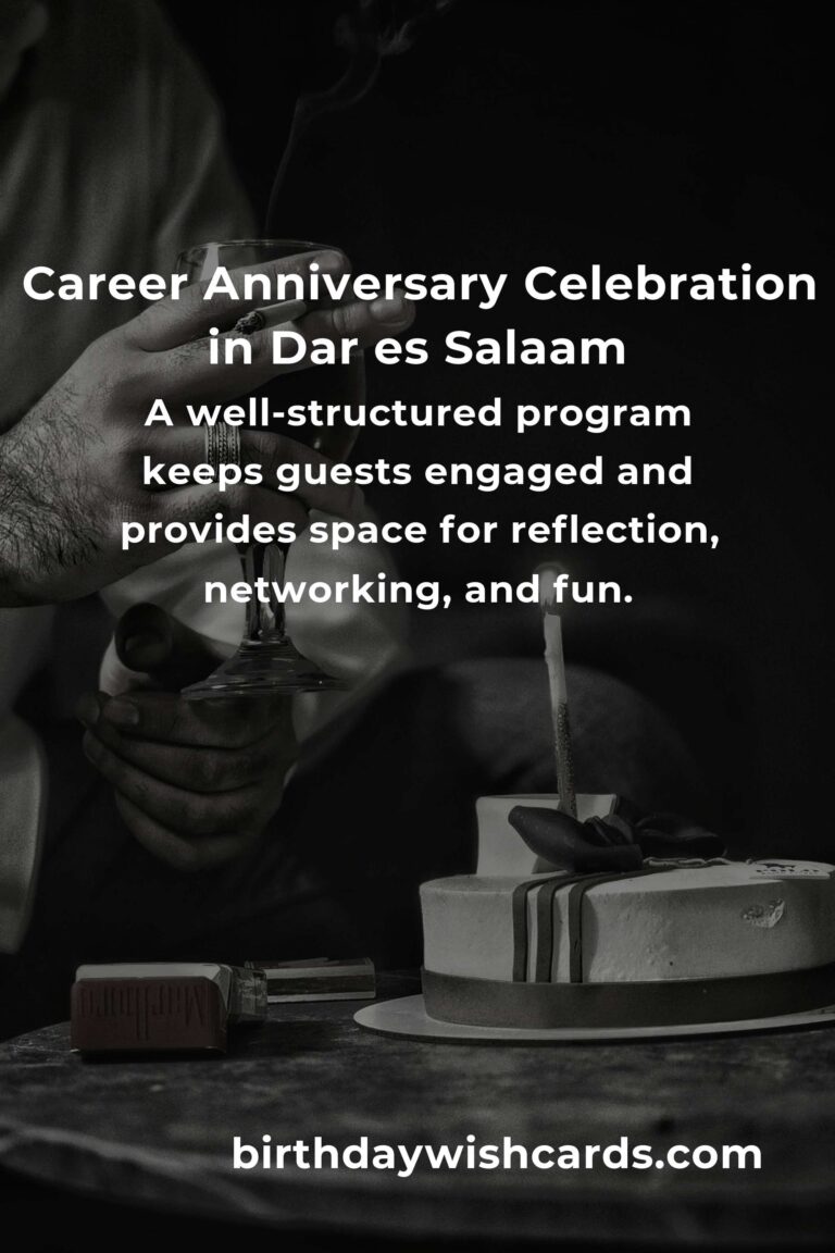 Celebrating Success: The Ultimate Career Anniversary Planning Guide in Dar es Salaam