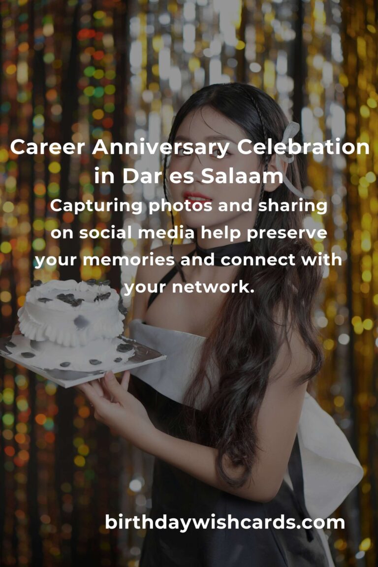 Celebrating Success: The Ultimate Career Anniversary Planning Guide in Dar es Salaam