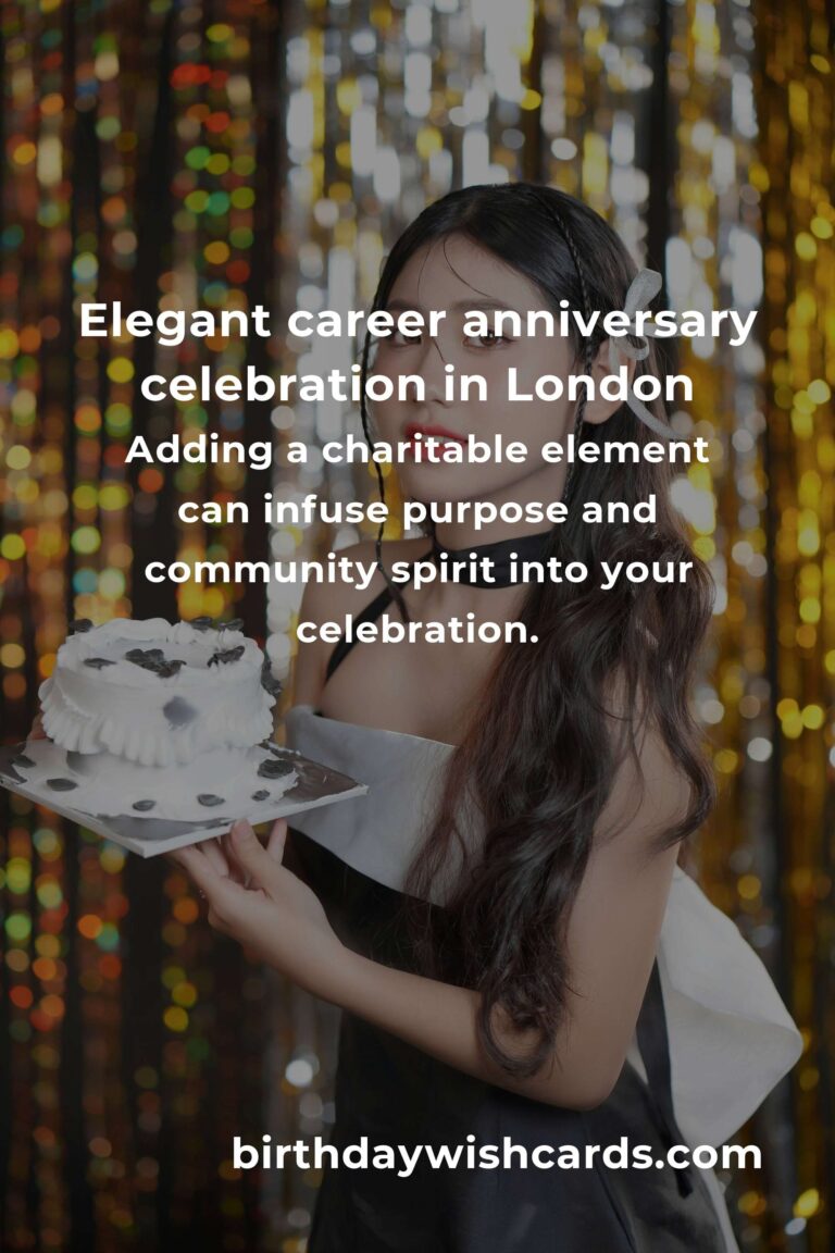 Celebrating Success: The Ultimate Career Anniversary Planning Guide in London