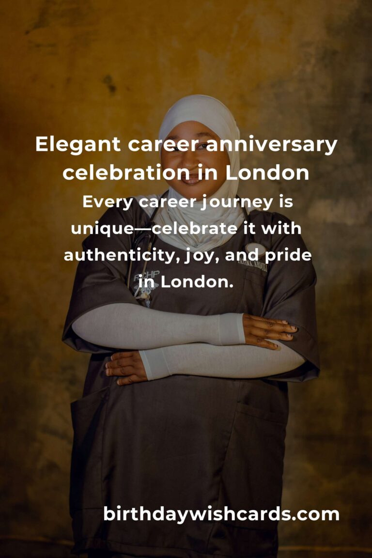 Celebrating Success: The Ultimate Career Anniversary Planning Guide in London