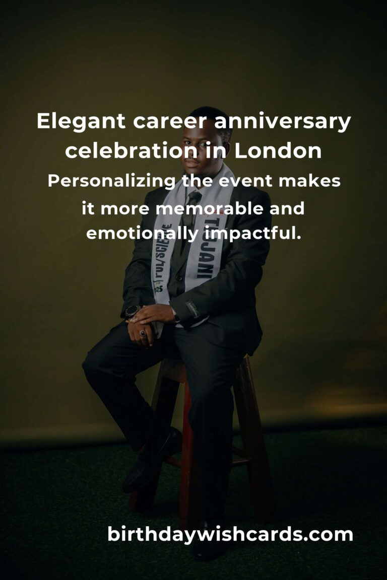 Celebrating Success: The Ultimate Career Anniversary Planning Guide in London