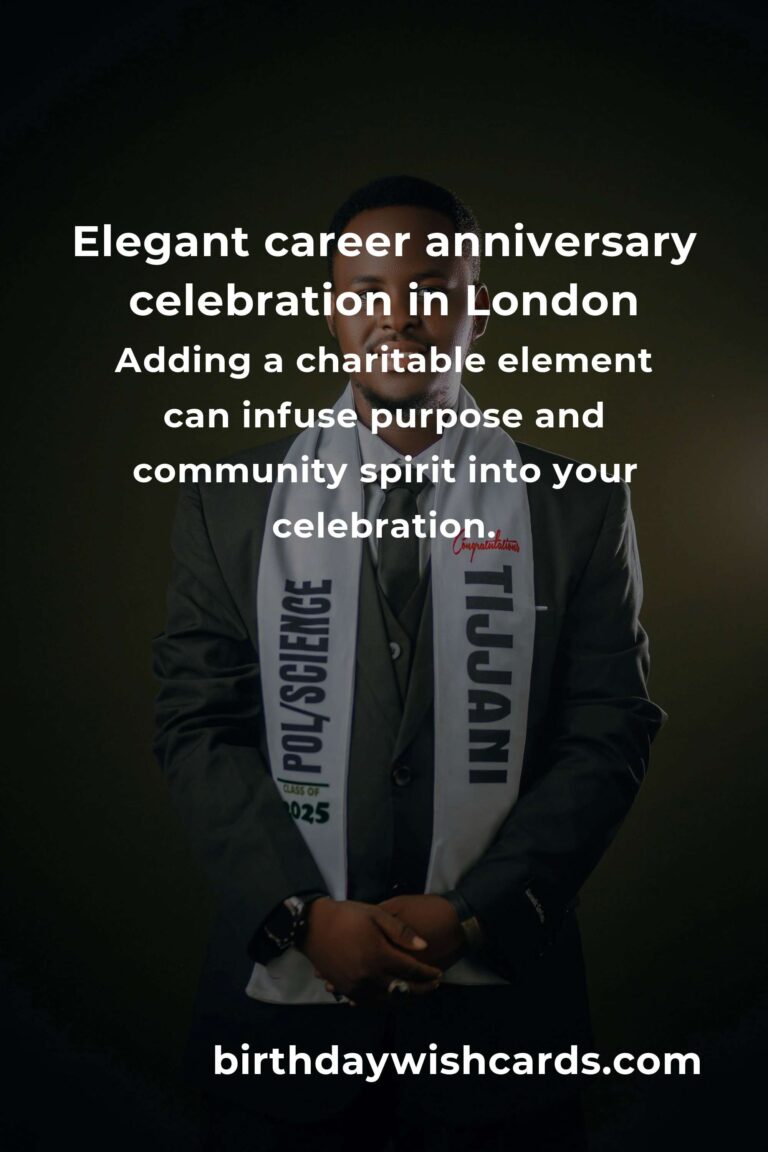 Celebrating Success: The Ultimate Career Anniversary Planning Guide in London