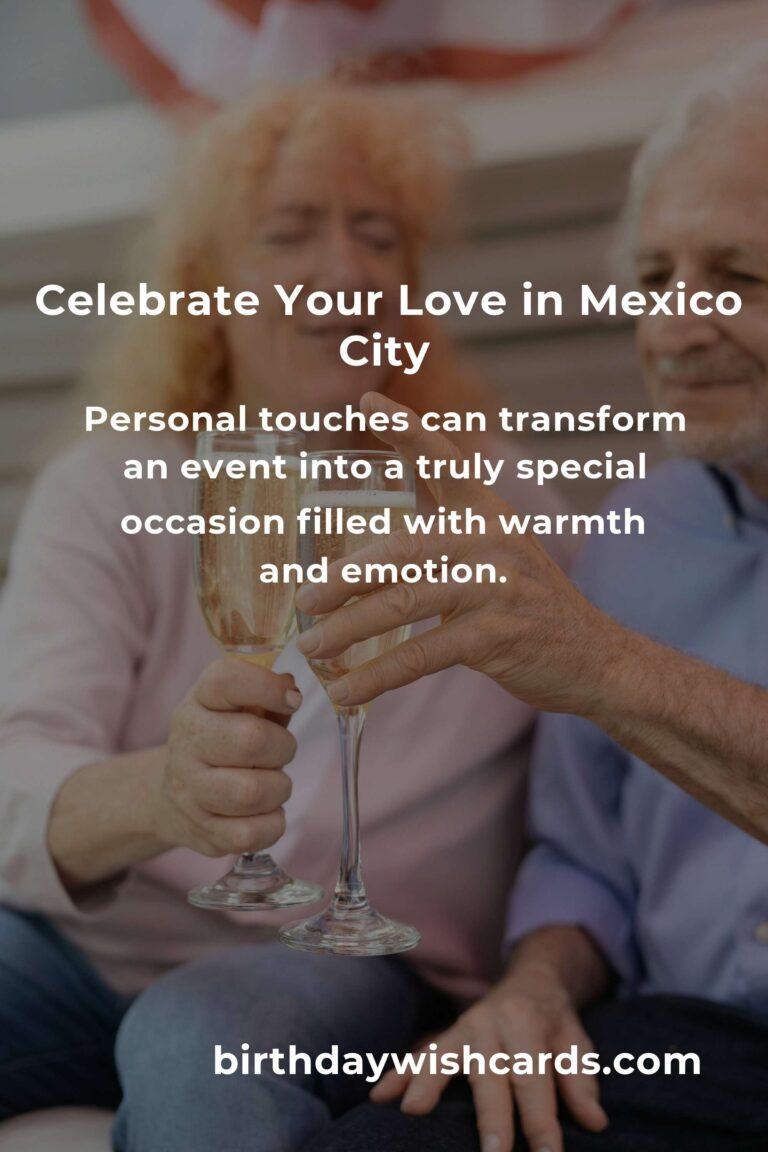 Celebrating a Lifetime Together: A Heartfelt Guide to Planning a Retirement Anniversary in Mexico City