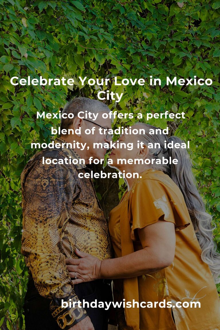 Celebrating a Lifetime Together: A Heartfelt Guide to Planning a Retirement Anniversary in Mexico City
