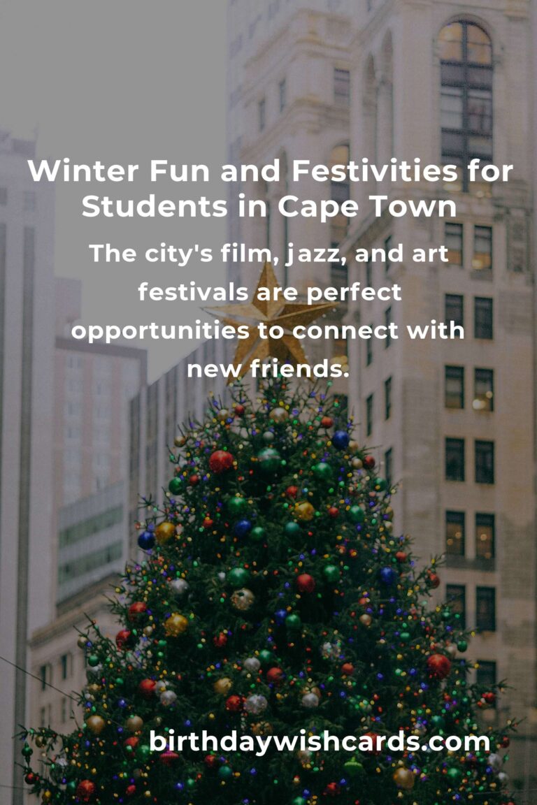 Chill, Cheer, and Connection: Best Winter Events in Cape Town for College Students