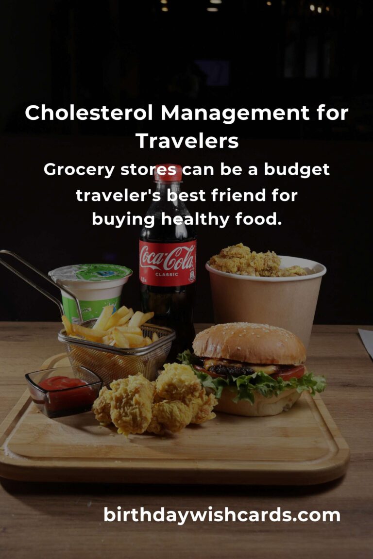 Cholesterol Management Tips for Budget Travelers